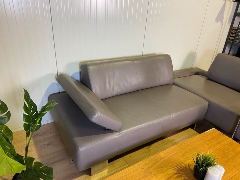 Ledersofa Montel Ledercouch Lederecksofa Sofa Couch Ecksofa in Paderborn