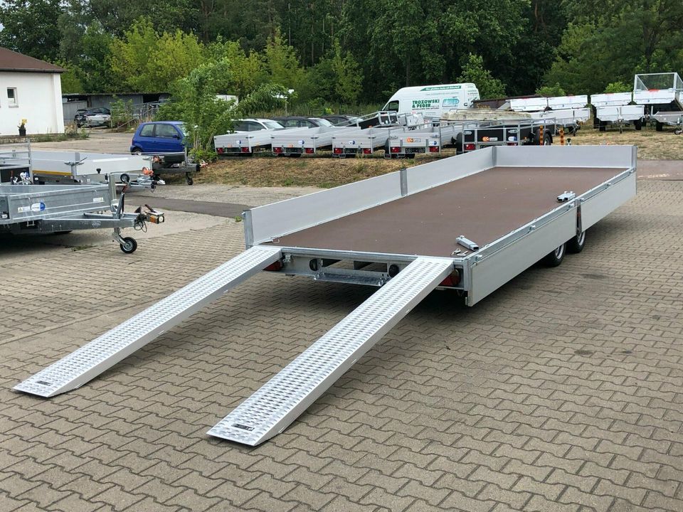 ⭐️ Eduard Auto Transporter 3500kg 606x220x30cm Rampen Winde 63 in Schöneiche bei Berlin