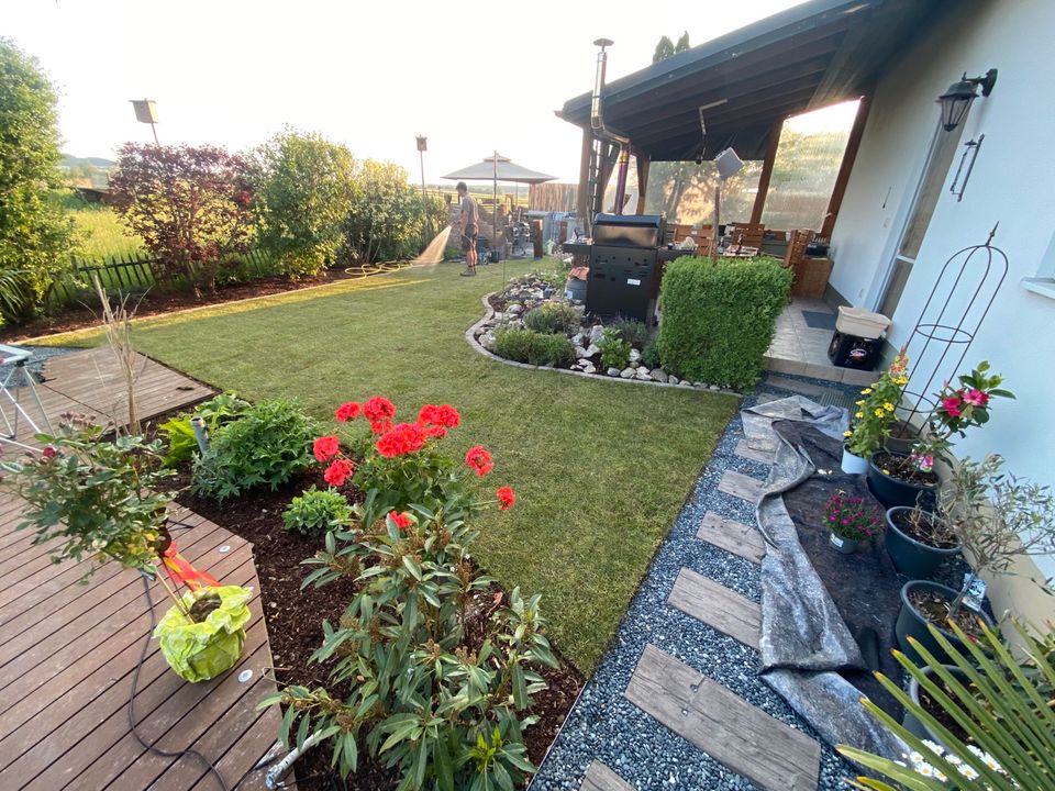 Gartengestaltung, Terrassenbau, Pflasterbau und Zaunbau in Dinkelscherben