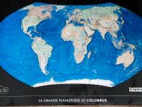 Weltkarte in französischer Sprache, A0 Sachsen - Radebeul Vorschau