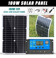 100W Solarpanel Kit Solar Set 12V Monokristallin Solarmodule 30A Hessen - Bebra Vorschau