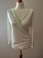 Pullover 36 38 Creme weiß V-Ausschnitt langärmelig Yoga Sport S Bayern - Simbach Vorschau