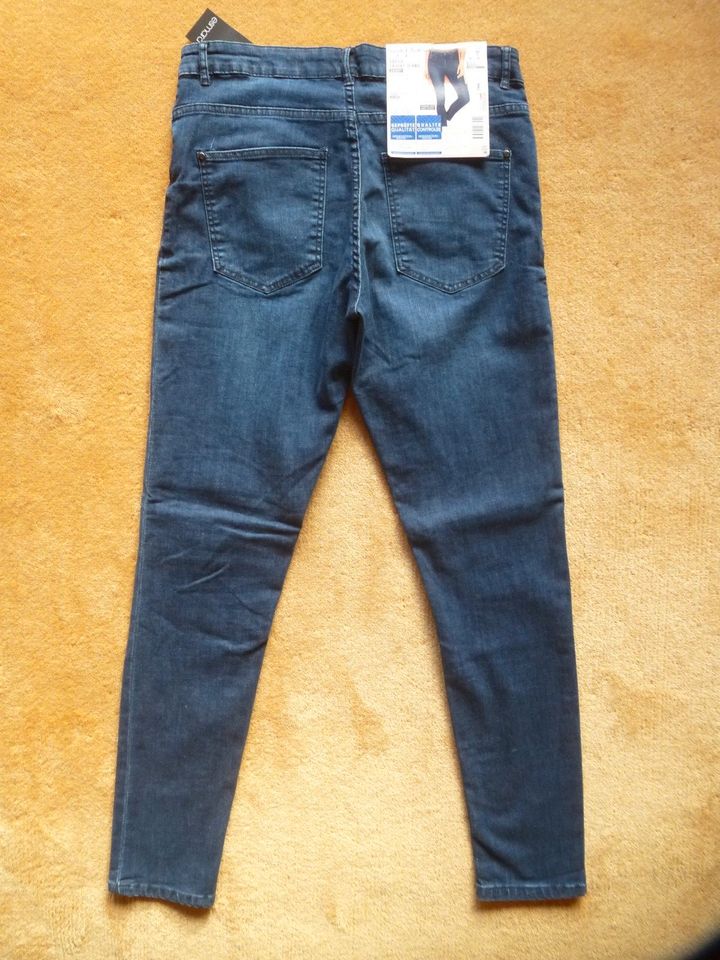 Esmara Super Skinny Jeans Hose mittelblau blau 38 S M NEU Lidl in Guldental