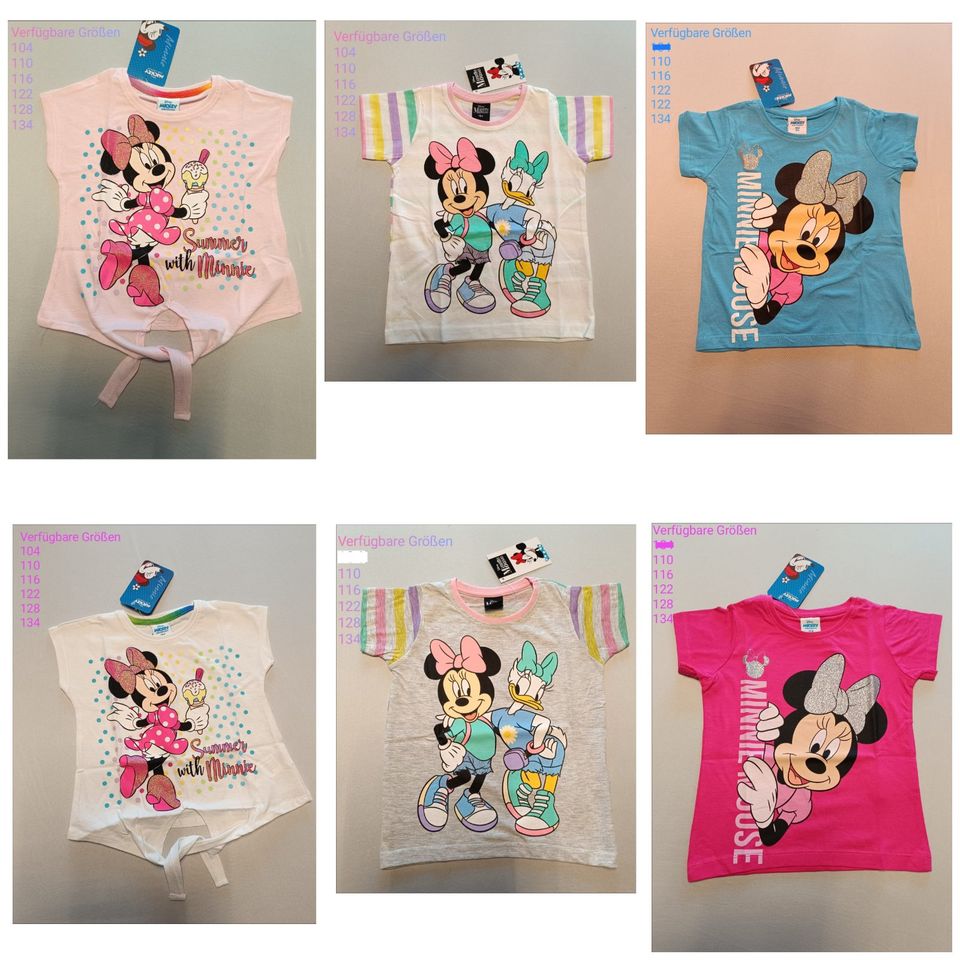 Minnie Mouse T-Shirt 104 110 116 122 128 134 in Lengede