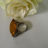 Designer Ring Berstein 925 Silber Baden-Württemberg - Sinsheim Vorschau