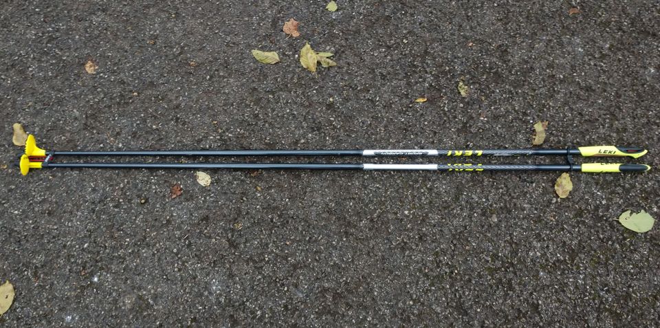 Leki Ultra Carbon Langlaufstöcke 155cm Langlauf Ski Stöcke in München