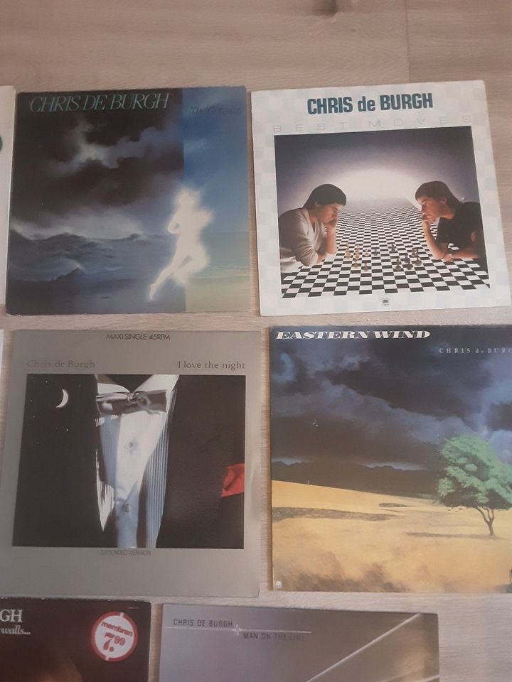 Chris de Burgh SAMMLUNG / COLLECTION 7X LP 1x Maxi in Lamspringe