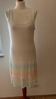 Kleid 40 42 weiß bestickt Perlen blau gelb rosa dehnbar unterklei Bayern - Simbach Vorschau