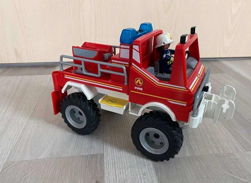 Playmobil Feuerwehr Fahrzeug Unimog rar selten 1986 in Weimar