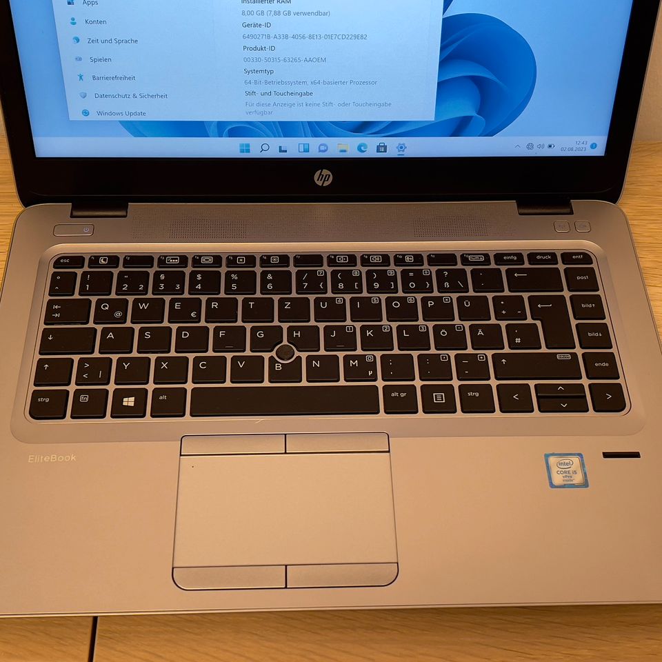 HP Elitebook 840/G3 mit Garantie in Lampertheim