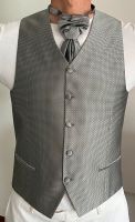 Hochzeitsweste Cavaliere, Silber-Grau, mit Plastron, Gr. 50, Top! Bayern - Germering Vorschau