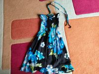 Sommer-Kleid schwarz mit Blumen, Italy, Gr. 128 Bayern - Dietmannsried Vorschau