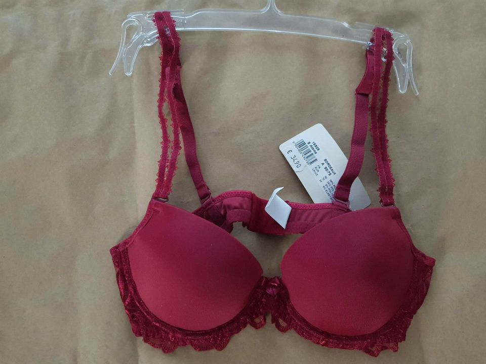 Damen BH Corin Lingerie Atena Größen 75A bis 85B in Bordeaux Neu in An der Rhumequelle