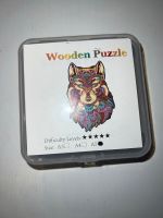 Holz Puzzle Wooden „Wolf Tiere Natur bunt“ A5 *Top* Baden-Württemberg - Weidenstetten Vorschau