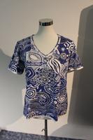 Bonita Shirt - Größe L - Farben: blau-schwarz-weiß Niedersachsen - Springe Vorschau