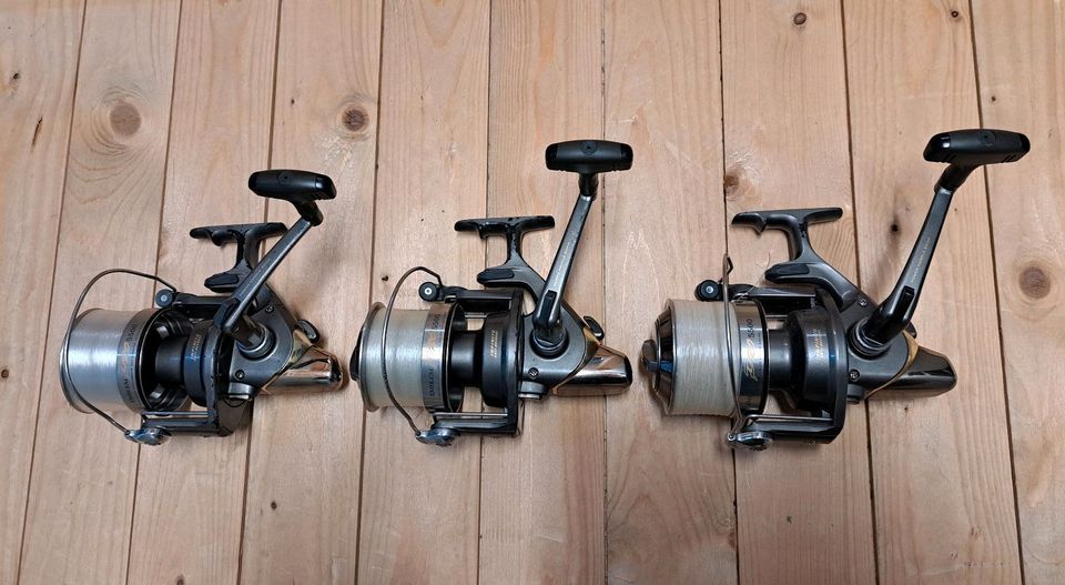 3× Daiwa Emblem Pro 5500 Karpfenrollen Angelrollen Weitwurf Carp in Bad Bentheim