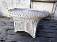 Korbtisch Gartentisch Couchtisch Rattan weiß Baden-Württemberg - Hausach Vorschau