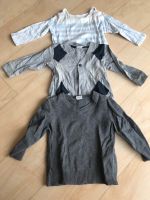 Set 3x Baby dünne Pullover Jäckchen Gr.68 H&M blau grau Bayern - Mering Vorschau