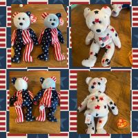 Beanie baby bear Bär patriotic USA Spangle & glory (3 Stück) Rheinland-Pfalz - Mainz Vorschau
