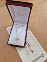 Gold- Kreuz mit Brillianten und Goldkette Hessen - Trebur Vorschau