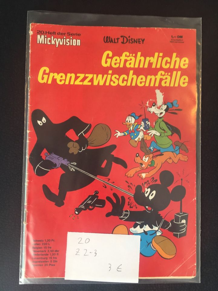 22 Mickyvision Hefte von 1967-1975 in Mecklenbeck