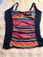 Lascana Tankini Oberteil 38 D bunt blau Hessen - Trebur Vorschau