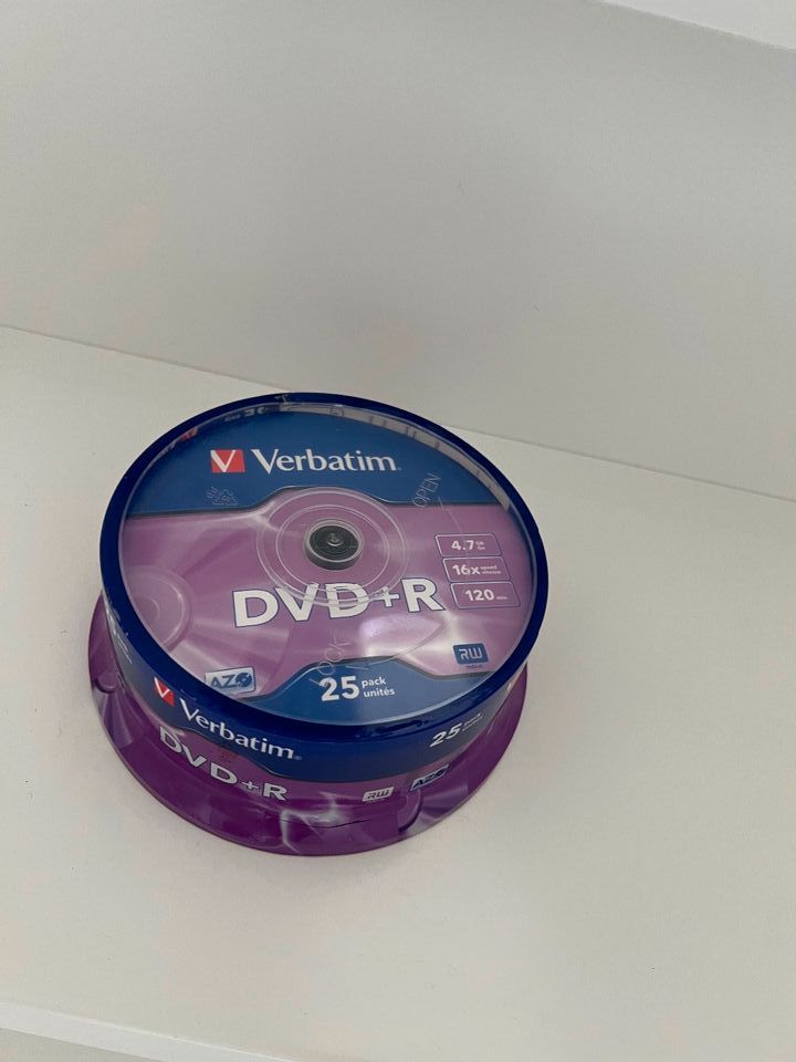 OVP Verbatim DVD Rohlinge auf Spindel 25 Stück DVD+R 4,7 GB/16x in Leonberg