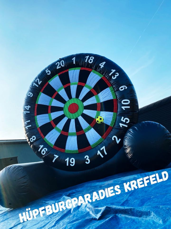 ❤️ XXL Fußball Dart mieten leihen Party Hüpfburg Fußballdart in Krefeld