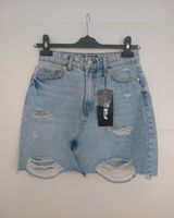 NEU Etikett Gr S FB Sister Jeans Rock Minirock kurz hellblau blau Leipzig - Schönefeld-Abtnaundorf Vorschau