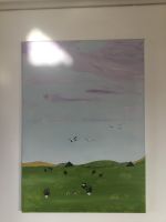 Bild Kunstwerk Gemälde Landschaft naive Kunst Essen - Bredeney Vorschau