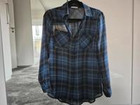 ORSAY Bluse Hemd Karo Blau / Schwarz - Gr. 34 Niedersachsen - Meppen Vorschau