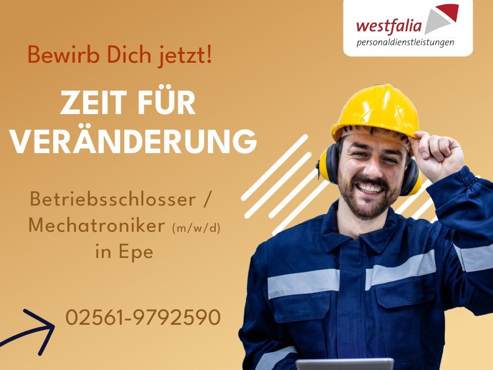 Betriebsschlosser / Mechatroniker (m/w/d) in Gronau (Westfalen)