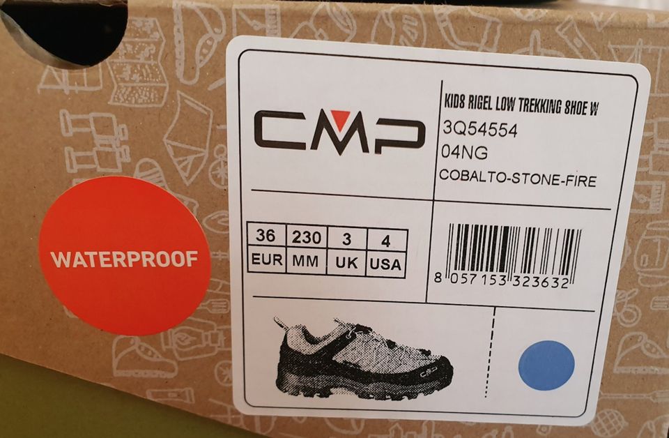 CMP Rigel Trekking Wanderschuhe Kinder, waterproof, Gr. 36 in Paderborn