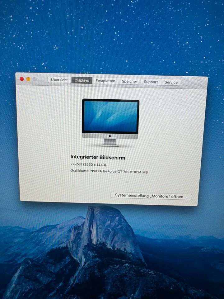 Apple iMac 27 Zoll Ende 2013 8GB 1 TB Festplatte in Hambergen