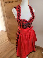 Dirndl midi XS/32 rot schwarz mit Spitze Bayern - Karlshuld Vorschau