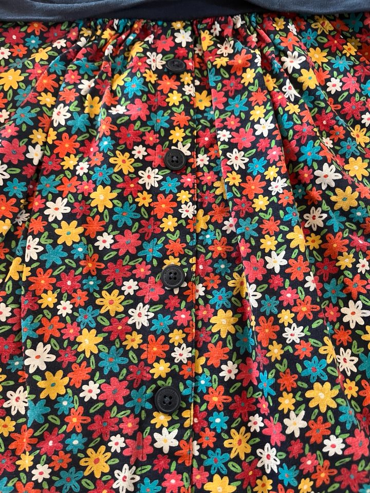 Kleid, frugi, 98/104, Regenbogen und Blumen in Uetersen