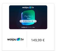 Waipu.tv Guthabencode Wert 149,99€ Nordrhein-Westfalen - Bünde Vorschau