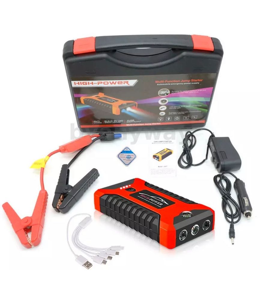 99800mAh Auto KFZ Starthilfe Jump Starter 600A Booster Powerbank in Hessen  - Bebra