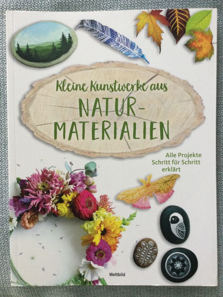 Kleine Kunstwerke aus Naturmaterialien in Bad Ditzenbach