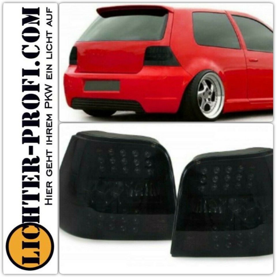 Rückleuchten Set in Rot Schwarz für VW Golf 4 1997-2003