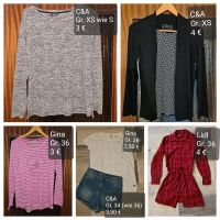 Kleidung Gr. 36, Shirts, Blusenkleid, Shorts, C&A, Gina Hamburg - Bergedorf Vorschau