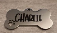 Personaliste Hundemarke Dog Tag Knochen mit Wunschtext Edelstahl Bayern - Allersberg Vorschau