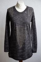 Longpulli Kleid / Modström / XS / Nieten studded meliert schwarz Nordrhein-Westfalen - Recklinghausen Vorschau