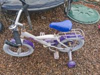 Fahrrad Kinderfahrrad 14 Zoll. Stützräder. weiß lila. Nordrhein-Westfalen - Düren Vorschau