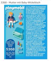 Playmobil Mutter mit Baby-Wickeltisch 5368 Hessen - Grebenhain Vorschau