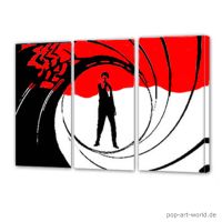 James Bond 007 Kunstwerk / Gemälde / Leinwand - no Poster Bluray Baden-Württemberg - Kirchardt Vorschau