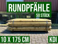 50 STÜCK Pfähle Pfosten Holzpfähle Rundpfähle - 10 x 175 cm - KDI Nordrhein-Westfalen - Lennestadt Vorschau