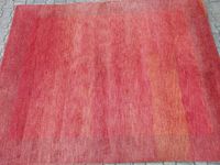 schöner Teppich aus Baumwolle 2,50 m x 2,00 m handgeknüpft rot Baden-Württemberg - Wilhelmsdorf Vorschau