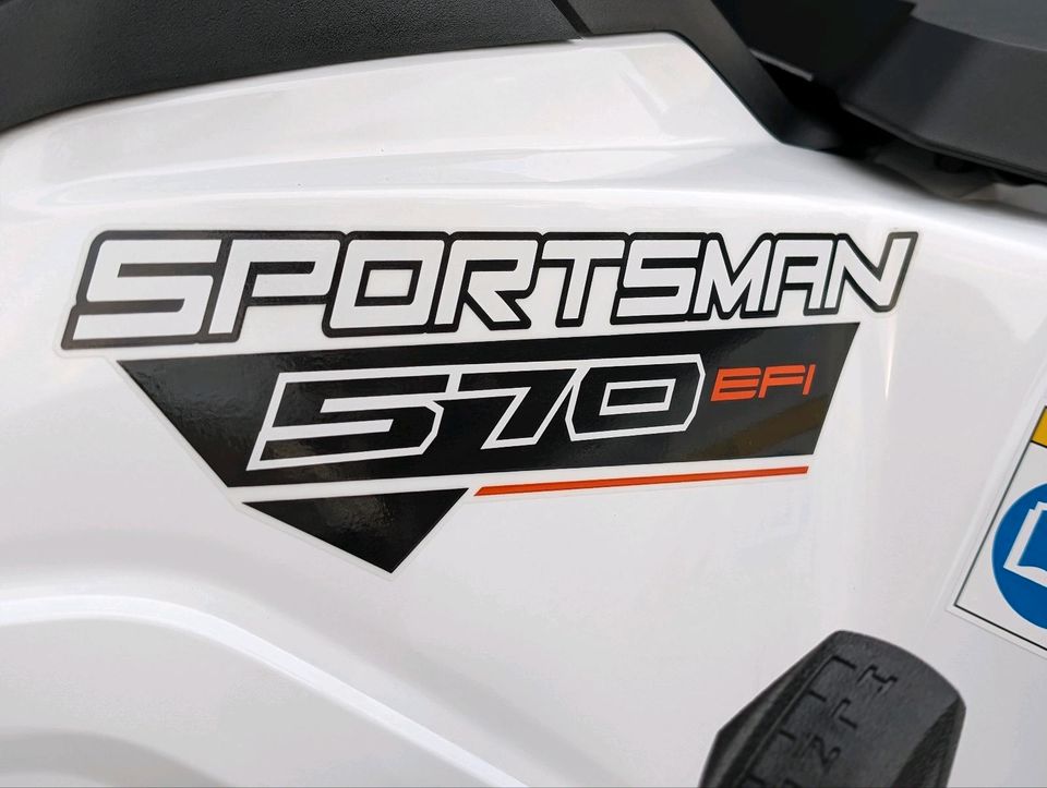 Polaris Sportsman 570 EPS LOF ATV White Lightning DEMO in Am Mellensee