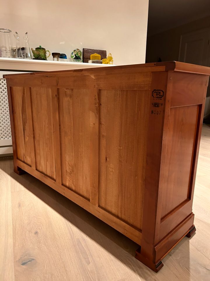 offenes Sideboard, massiv Kirschbaum, G.R.L. Frankreich in Neunkirchen-Seelscheid